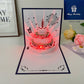 Happy Birthday Candy Cake Card with LED Light & Music