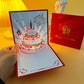 Happy Birthday Candy Cake Card with LED Light & Music