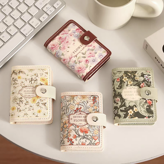 Flower Card Case Bag