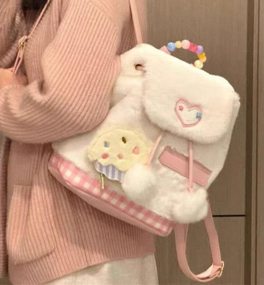 Fluffy Backpack